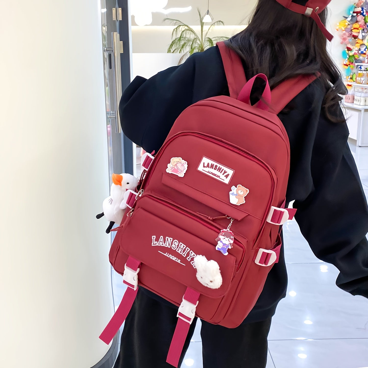 5pcs Backpack Set Large Capacity for Students