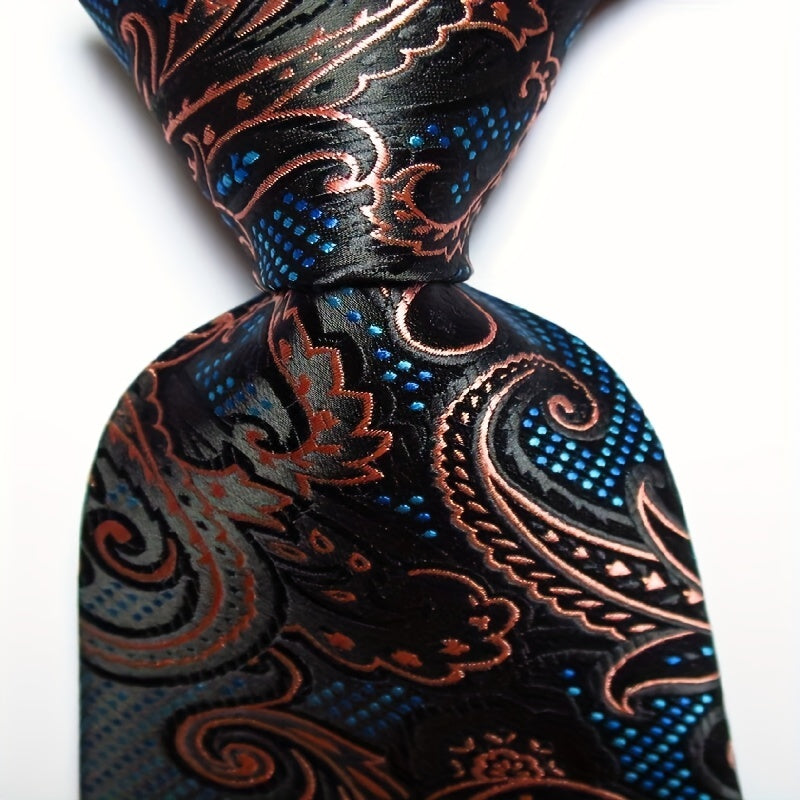 Men's Paisley Necktie Classic Printed Business Party Tie