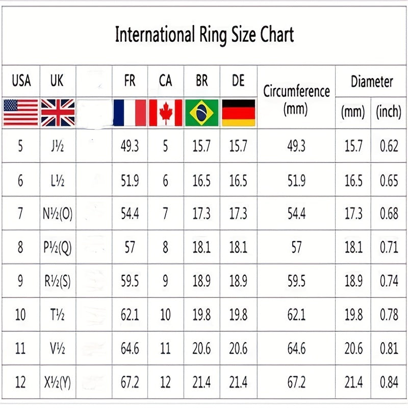 Queen Crown Zircon Ring Wedding Engagement Gift For Women Girls