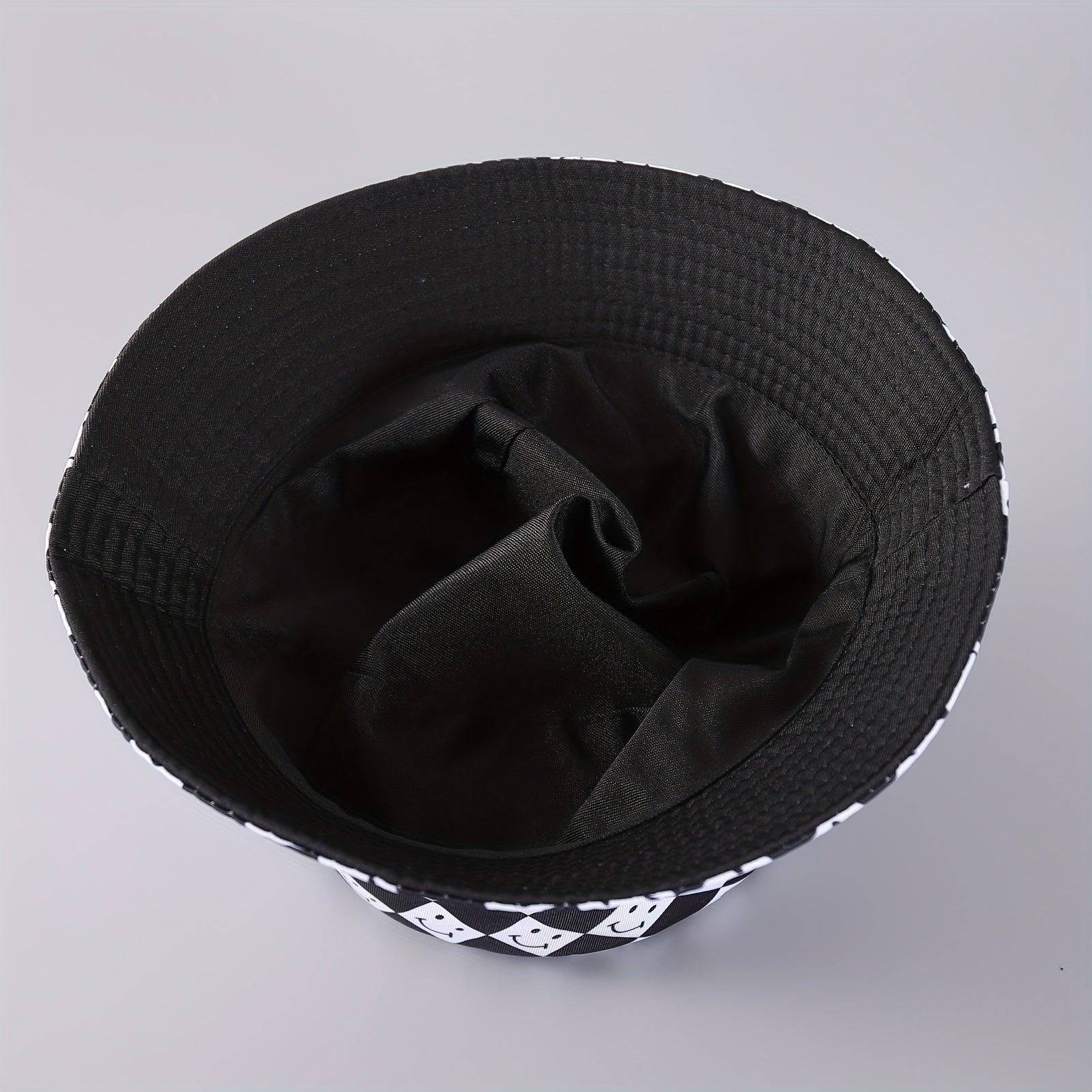 Smiling Bucket Hat Reversible Lightweight Sunscreen Fisherman Cap