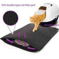 Cat Waterproof Litter Trapping Mat Washable Non-slip Cat Mat Pet Cleaning