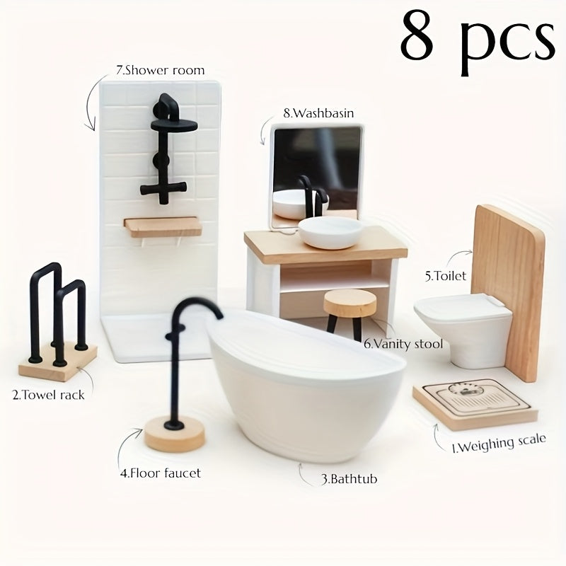 Mini Bathroom Furniture Set for Education - Sinks Toilets Bathtubs