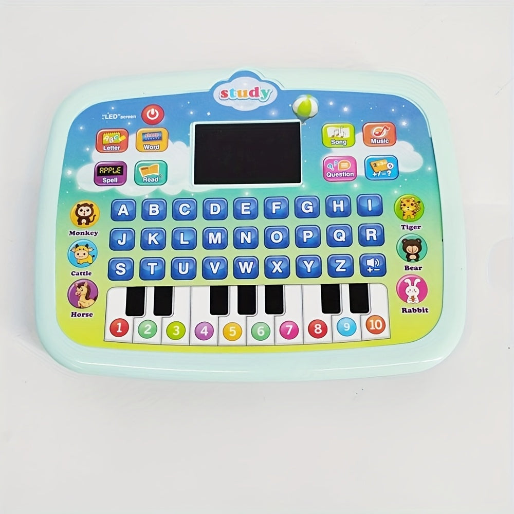 Kids Learning Tablet with Alphabet Keys Numbers Music LED