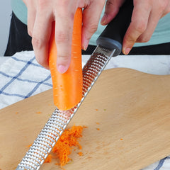 Lemon Zester Stainless Steel Kitchen Cheese Grater with Soft Handle