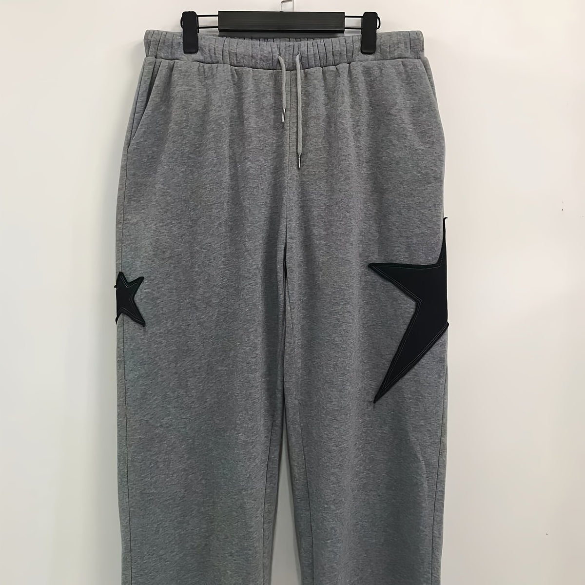  Star Print High Rise Wide Leg Sweatpants