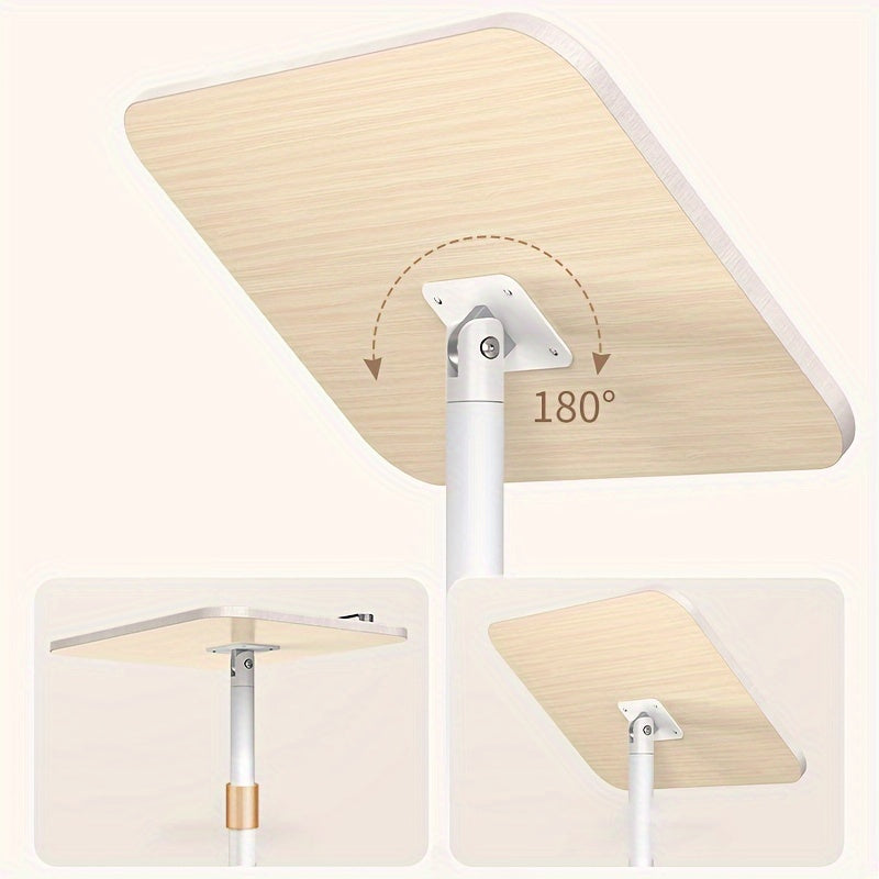 Floor standing Book Stand Standing Lift Reading Bookshelf Desktop Support Rod