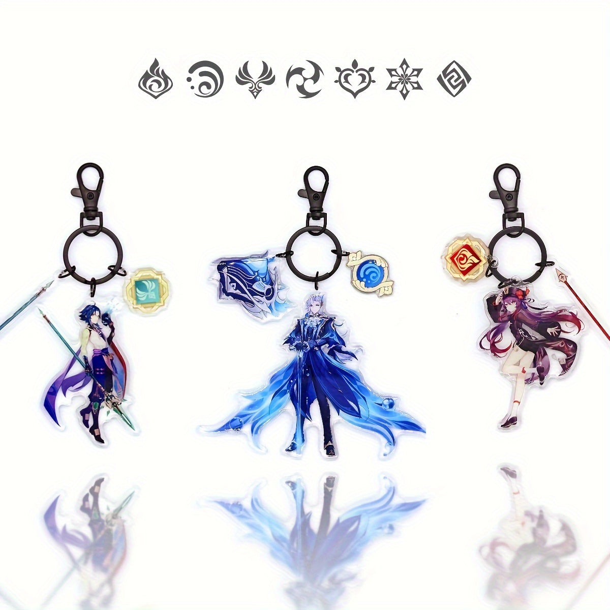 Acrylic Anime Star Keychain Decoration