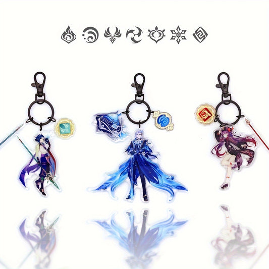 Acrylic Anime Star Keychain Decoration