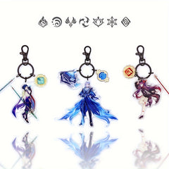 Acrylic Anime Star Keychain Decoration