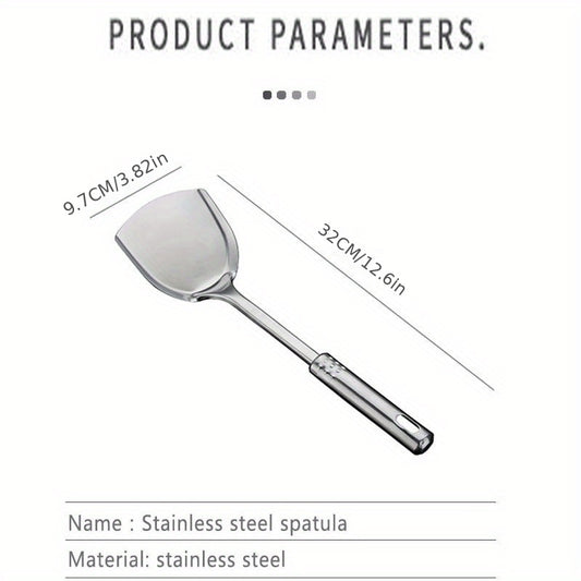 1pc Kitchen Steel Shovel Stainless Steel Spatula Cooking Tool