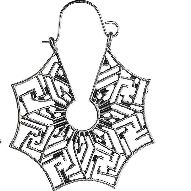Spider Wed Dangle Earrings Bohemian Style Alloy Jewelry Female Gift