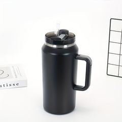64oz Large Capacity Vacuum Insulated Water Bottle Stainless Steel with Handle