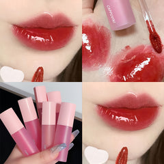 6 Colors Lipstick and Lip Gloss Set Pink Love Lip Glaze