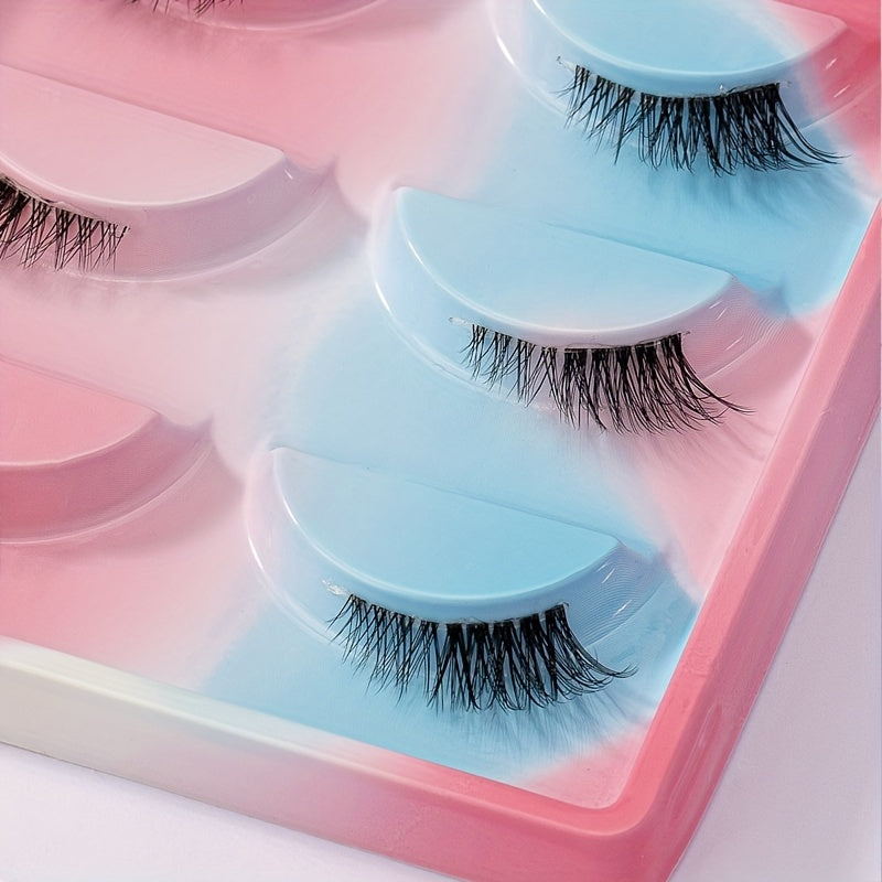 Natural Curly Half Lashes - Add Volume for Dating and Parties