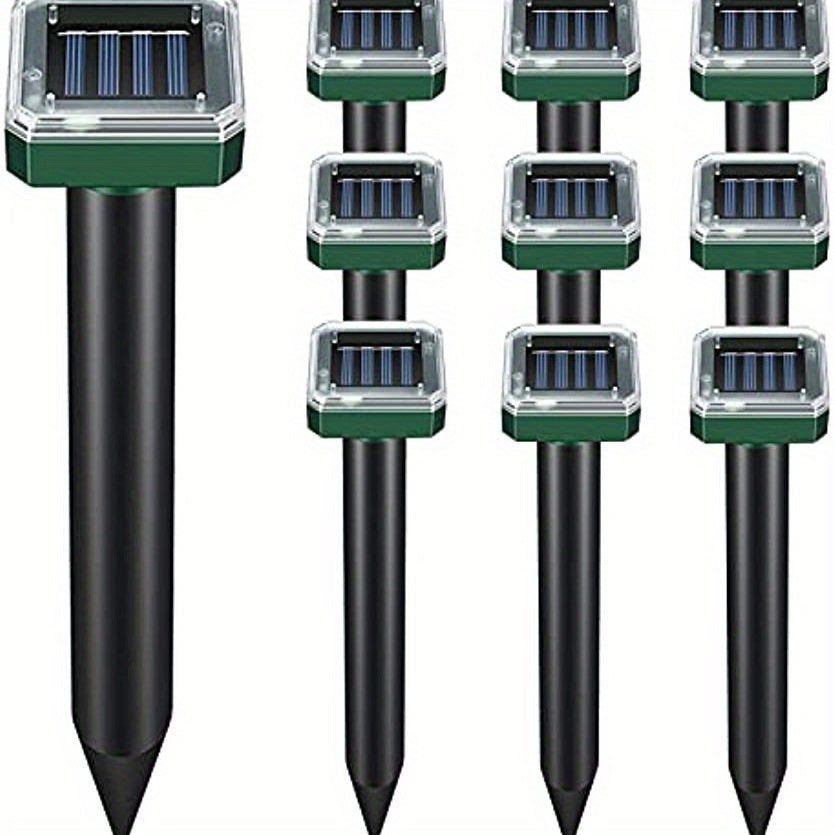 4 Packs Snake Repellent Ultrasonic Snake Repeller for Yard