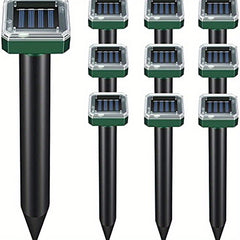 4 Packs Snake Repellent Ultrasonic Snake Repeller for Yard