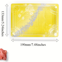 20pcs Disposable Sushi Boxes for Takeout Cakes Kitchen Restaurant Storage