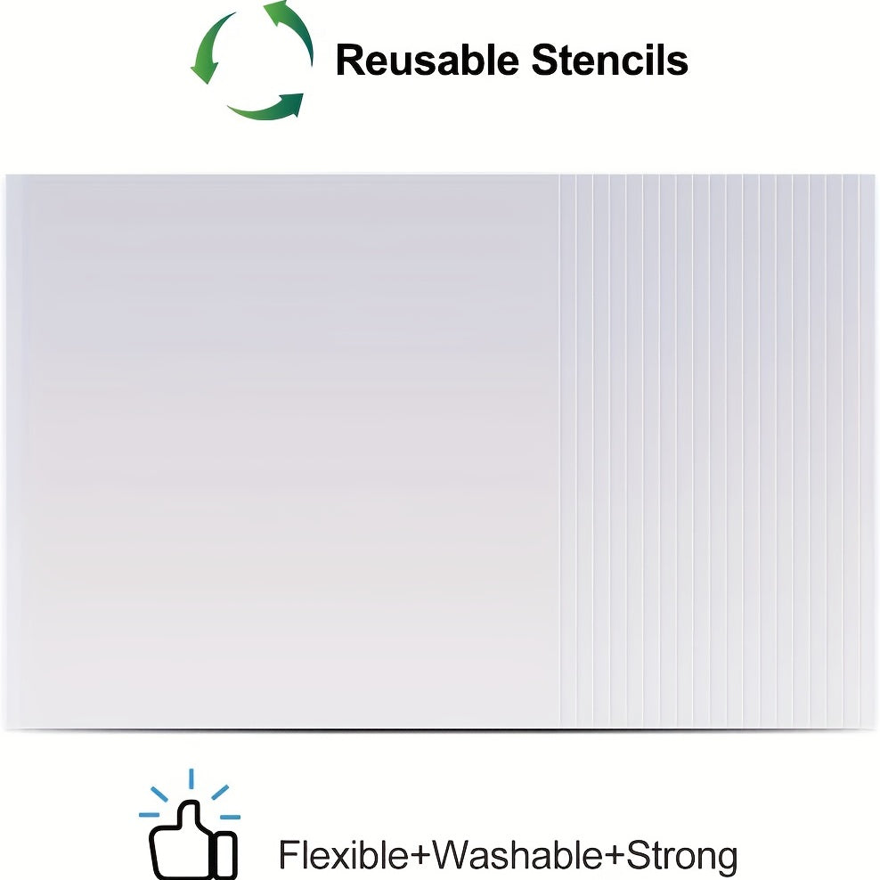 20 Pack 6 Mil 30x48 cm Blank Stencil Mylar Sheets for Stencils