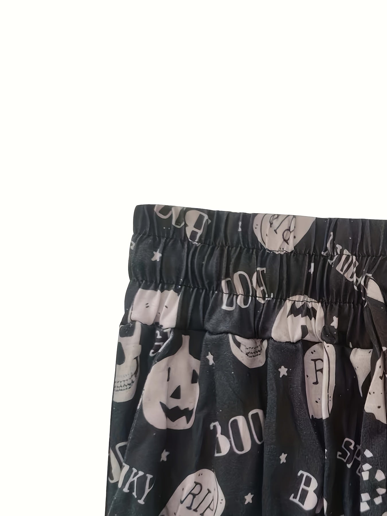  Halloween Casual Leggings Women's Plus Letter & Pumpkin Print Leggings