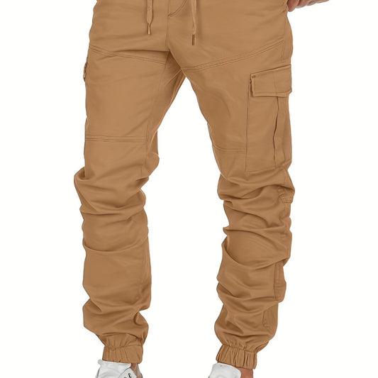 Men's Cargo Pants Relaxed Fit Drawstring Jogger