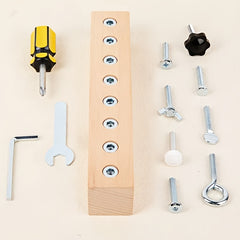 Kids Screwdriver and Screw Training Busy Board Toy