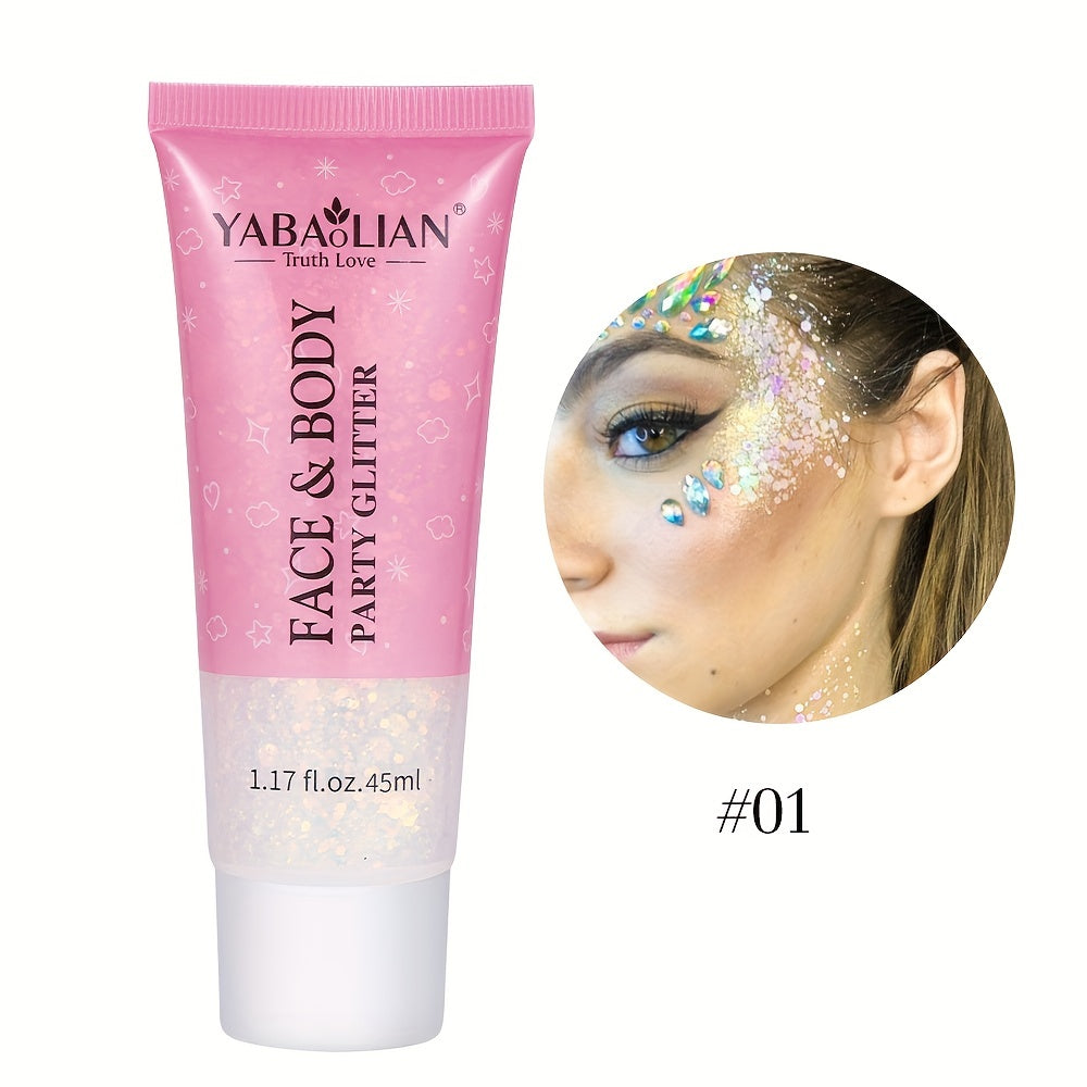 Summer Slay Mermaid Body Glitter Gel No Glue Needed