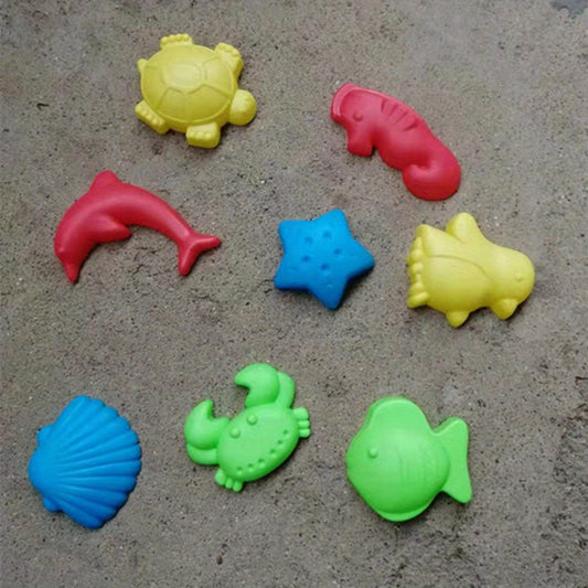 8-Piece Set Sea Animals Mold Sand Clay Tools