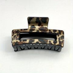 Leopard Print Hollow Hair Claw Large Hair Clip Hair Accessories