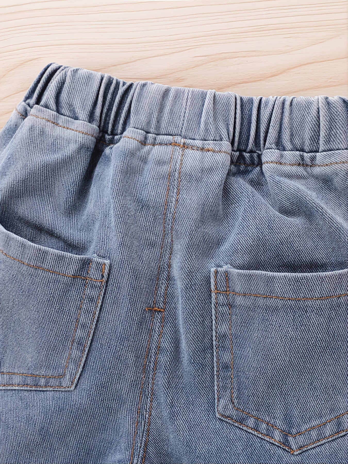 Girls Striped Denim Jeans for Autumn Winter