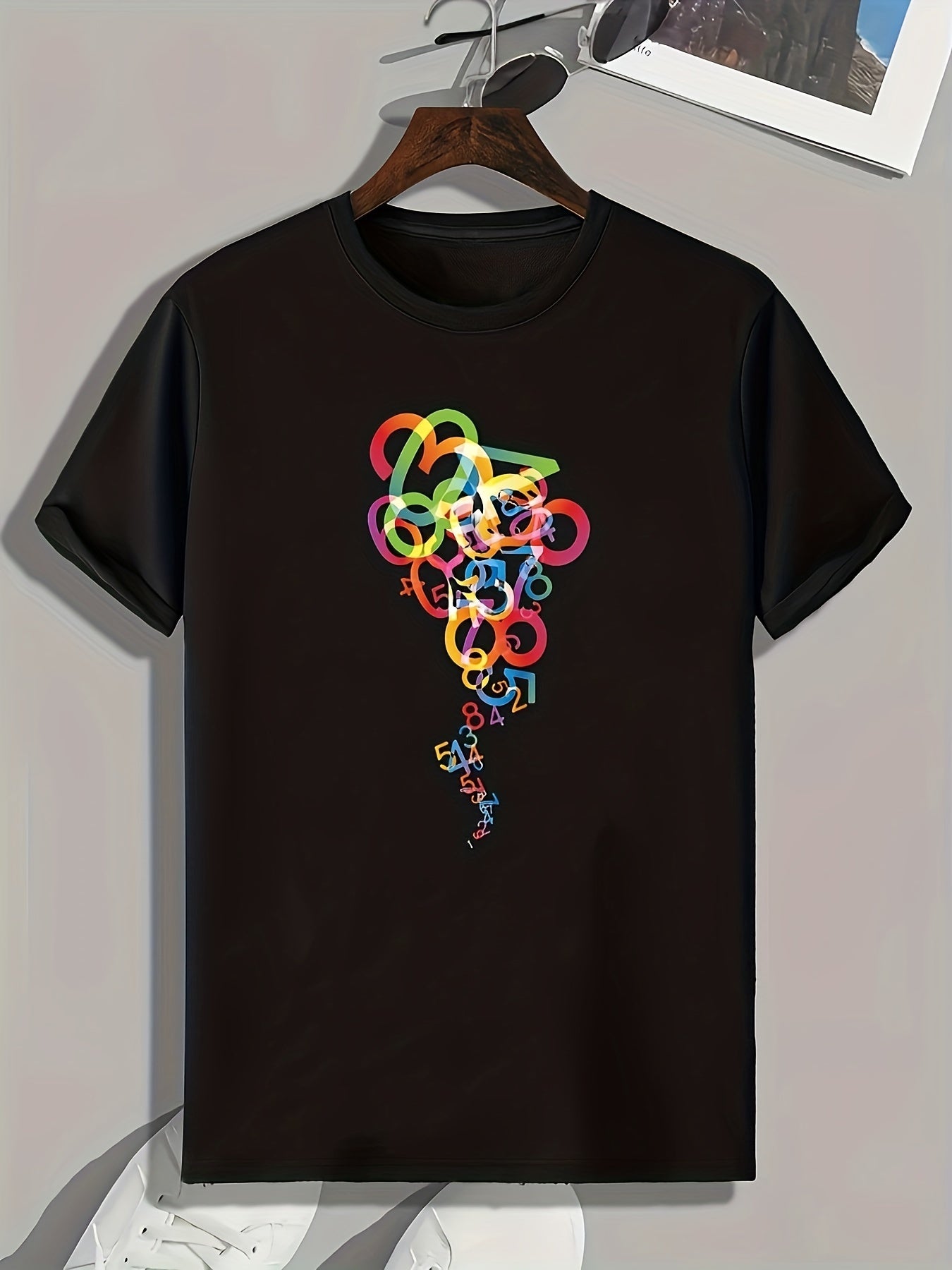 Number Print Men's Graphic T shirt Casual Comfy Tees For Summer