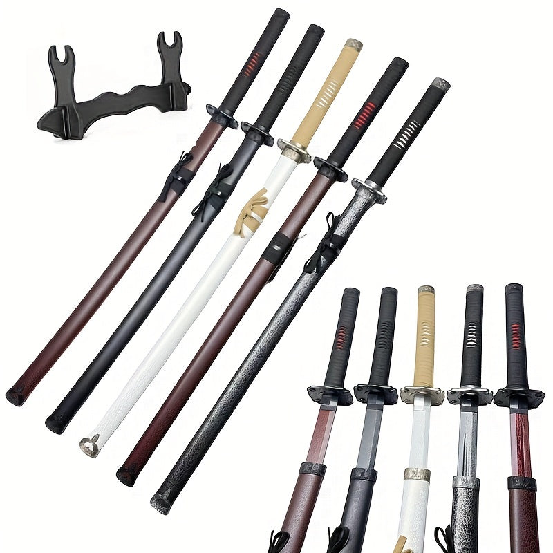 Youth Wooden Samurai Sword with Stand