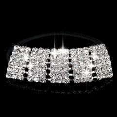 Rhinestone Hair Tie Ponytail Holder Rubber Band Accessories