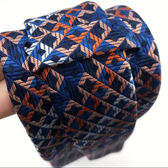 Men's Floral Paisley Wedding Tie Jacquard Woven Men's Neck Tie