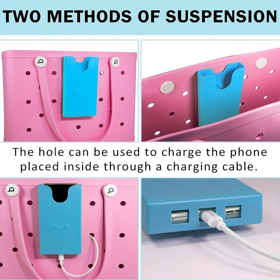 Adjustable Phone Holder Accessory for Beach Tote Bags