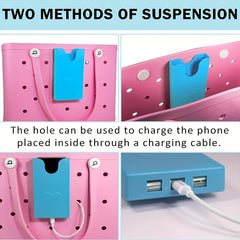 Adjustable Phone Holder Accessory for Beach Tote Bags