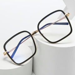 Unisex Light Blocking Glasses Clear Lens Student Eyeglasses Frame