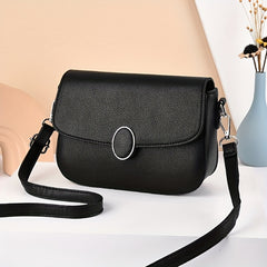Minimalist Square Flap Shoulder Bag Solid Crossbody Bag