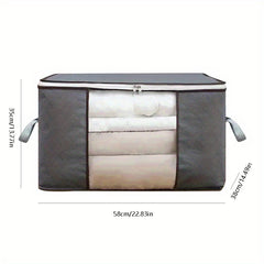Large Clothes Storage Bag With Handle & Clear Window