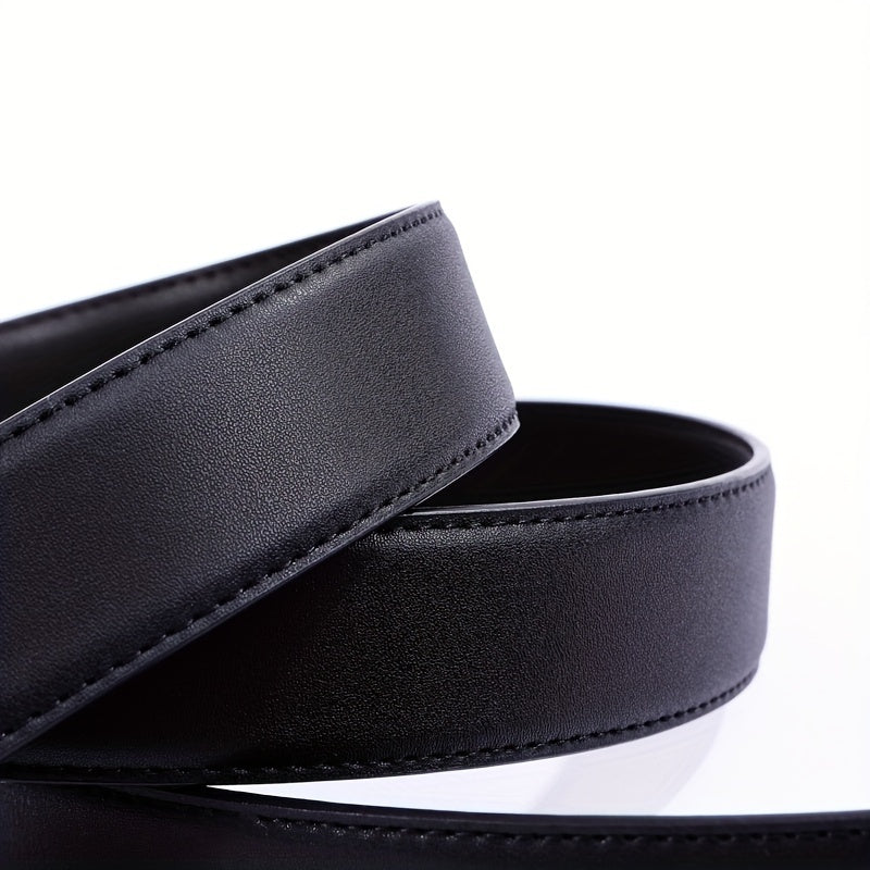 Men's Leather Buckle Belt for Jeans Pants