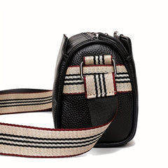 Vintage Leather Shoulder Bag Retro Crossbody Bag Women's Versatile Handbag
