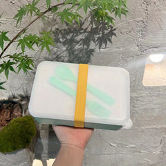 Leakproof Japanese Bento Box Double Decker Lunch Box Portable for School Adults