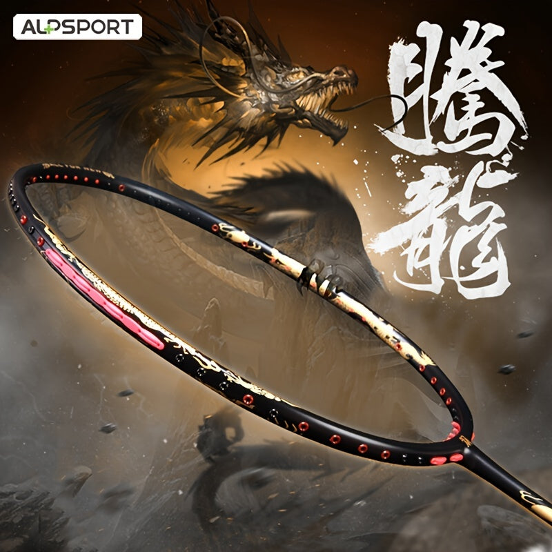ALP Full Carbon Offensive 8U 62G 30LBS Badminton Racket
