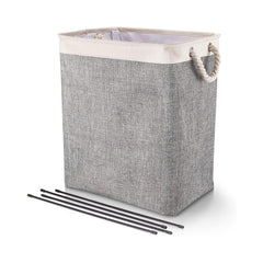 Collapsible Laundry Basket Hamper with Easy Carry Handles