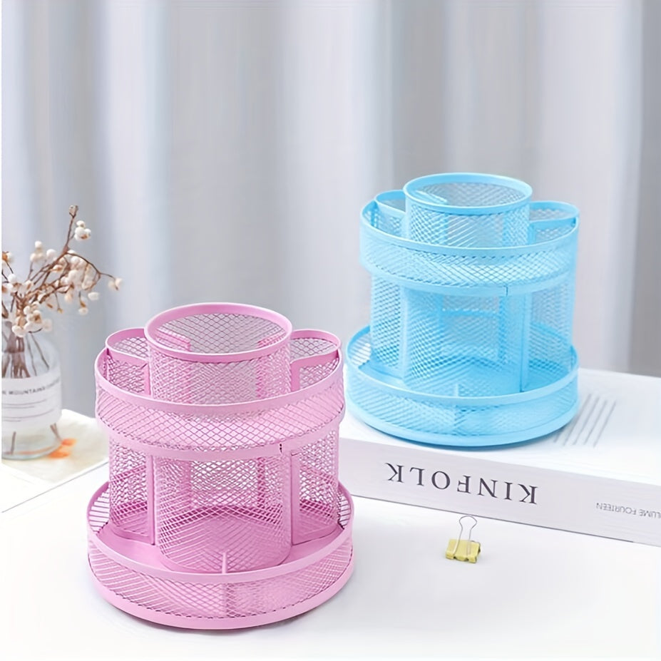 Large Capacity 360 Degree Rotating Pen Holder