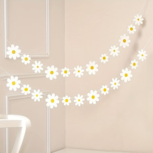 Daisy Bohemian Banner Party Decoration
