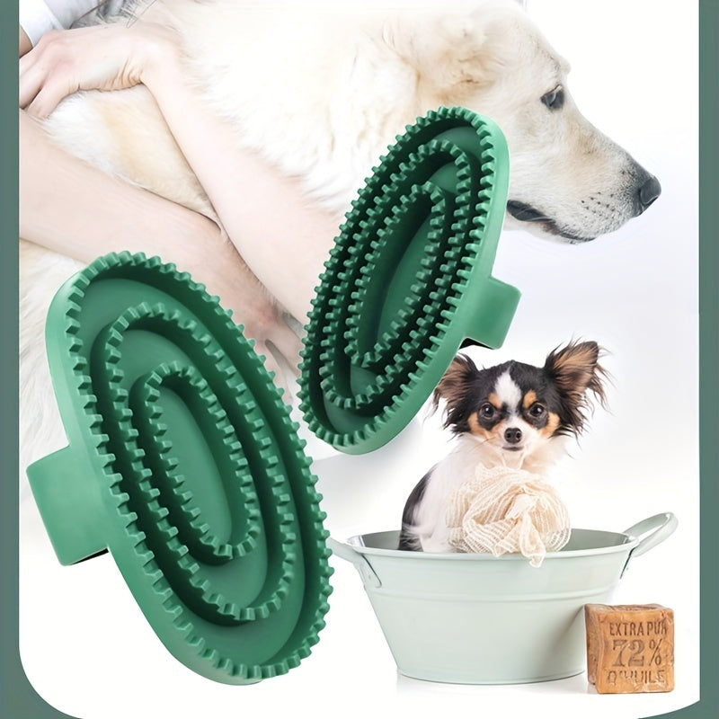 Pet Grooming Brush Dog Cat Bath Massage Hair Removal Brush