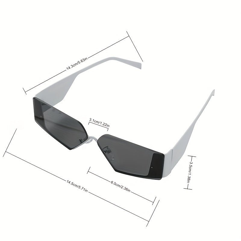 Men's Rimless UV Protection Sports Sunglasses for Cycling Travel Fishing