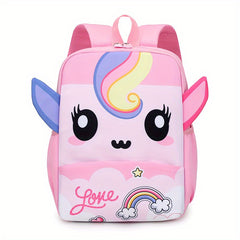Cartoon Unicorn Backpack for Kindergarten School