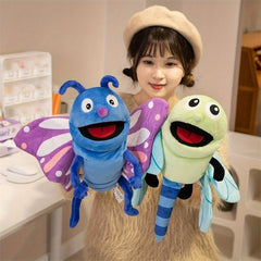 Interactive Insect Hand Puppets Soft Plush Educational Toys