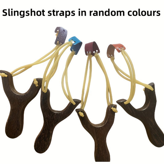 Solid Wood Slingshot for Outdoor Sports Camping Shooting